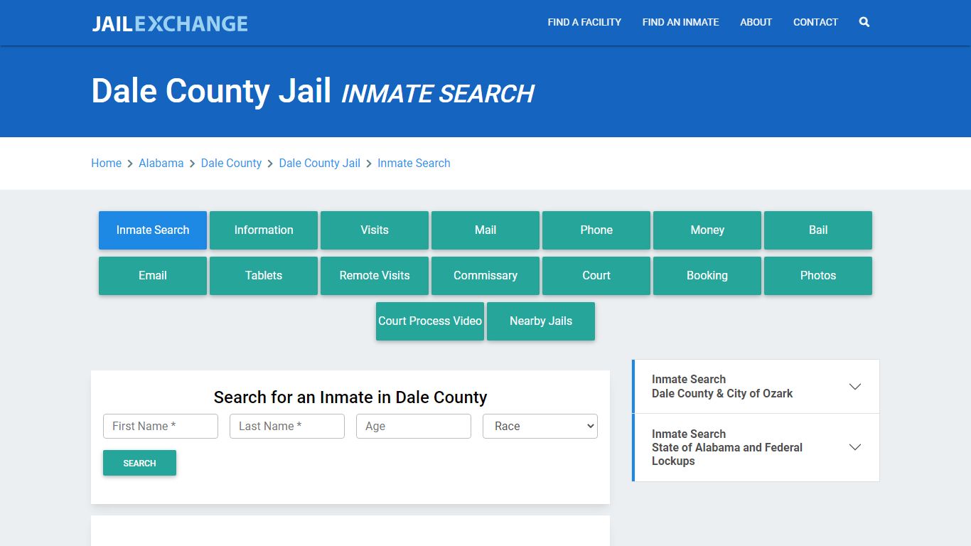 Dale County Jail, AL Inmate Search: Roster & Mugshots